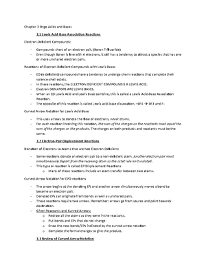 Orgo Chapter 2 Notes - Organic Chemistry - Orgo Chapter 2 Notes Alkanes ...