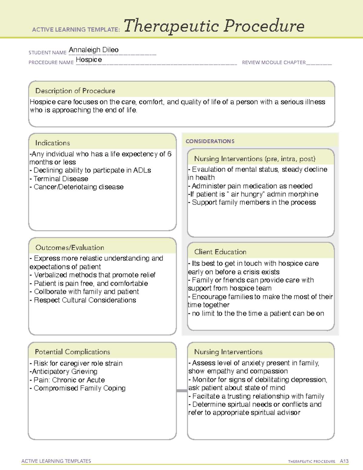 Therapeutic Procdure ALT Community - ACTIVE LEARNING TEMPLATES ...