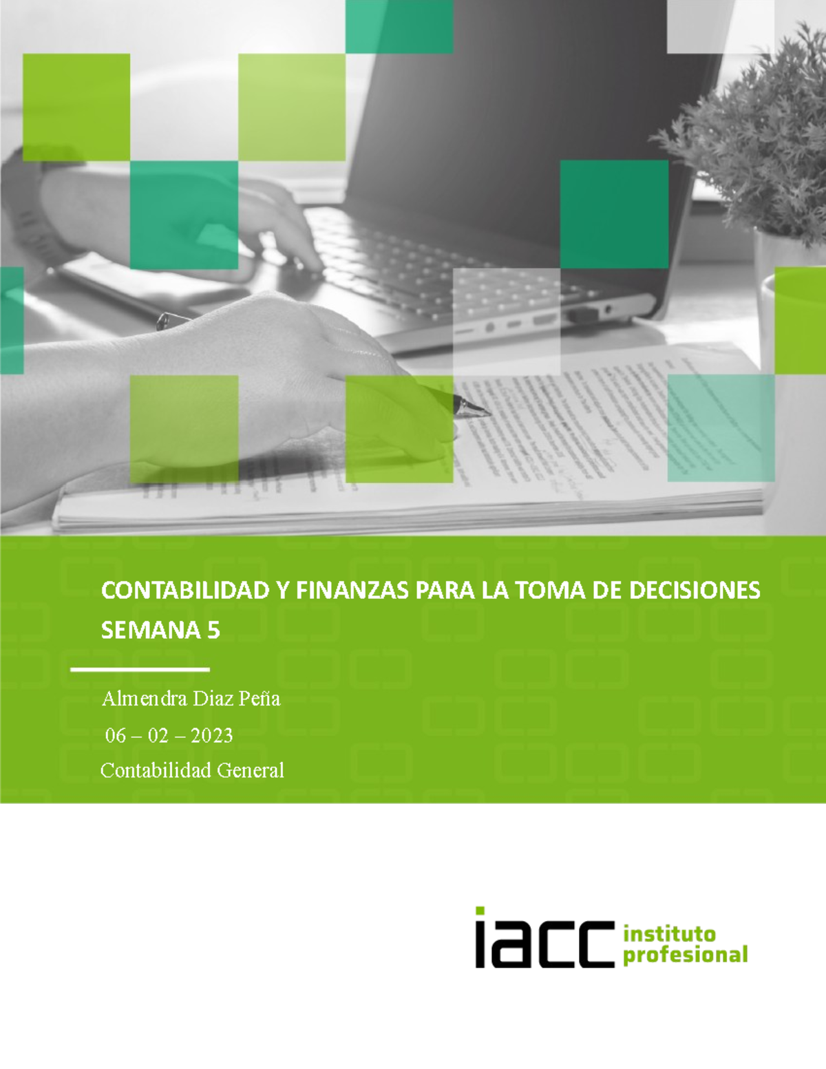 Contabilidad y finanzas para la toma de decisiones semana 5 ...