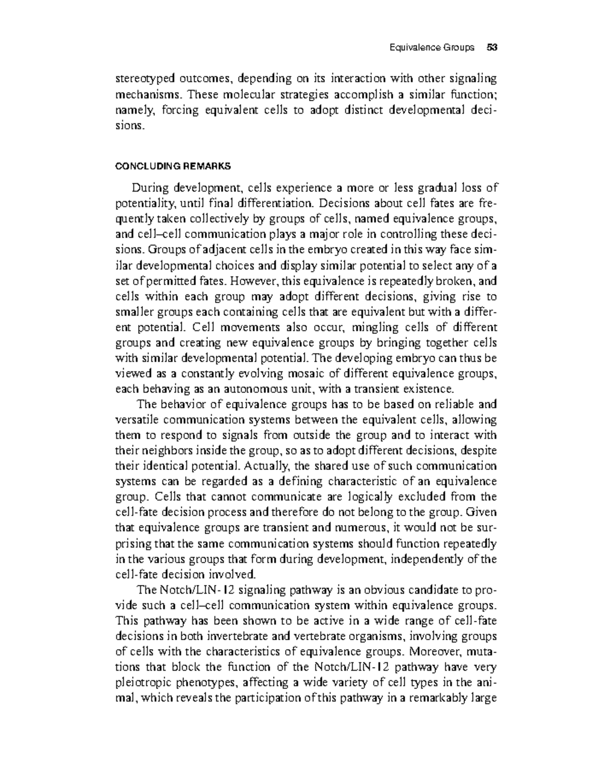 Biology - STEM-21 - Equivalence Groups 53 stereotyped outcomes ...