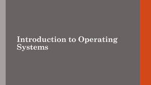 Unit 01 - notes - Unit 1 Overview of operating System Marks – 8 Content ...