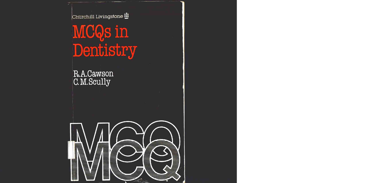 Mcq questions in dentistry Dental material Studocu