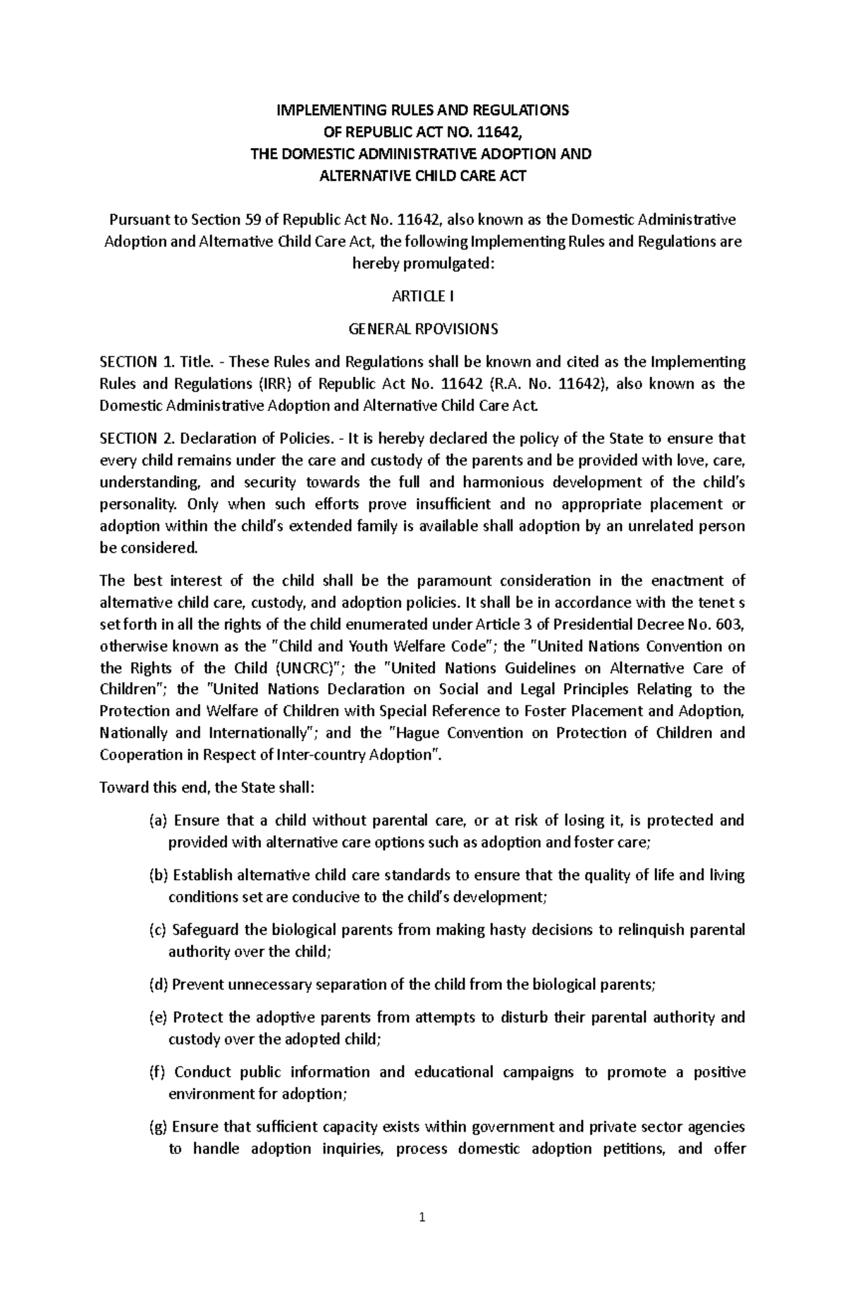 IRRRA11642 File is a word format of the Implementing Rules and