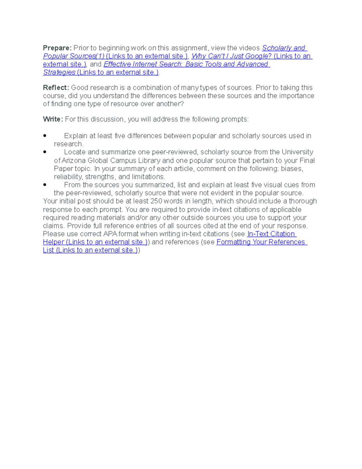 WEEK 9 Discussion Questions 153647 Info - Prepare: Prior to beginning ...