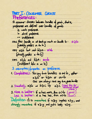 EC203 - Problem Set 2 - EC 203 - INTERMEDIATE MICROECONOMICS Bo ̆gazi ...