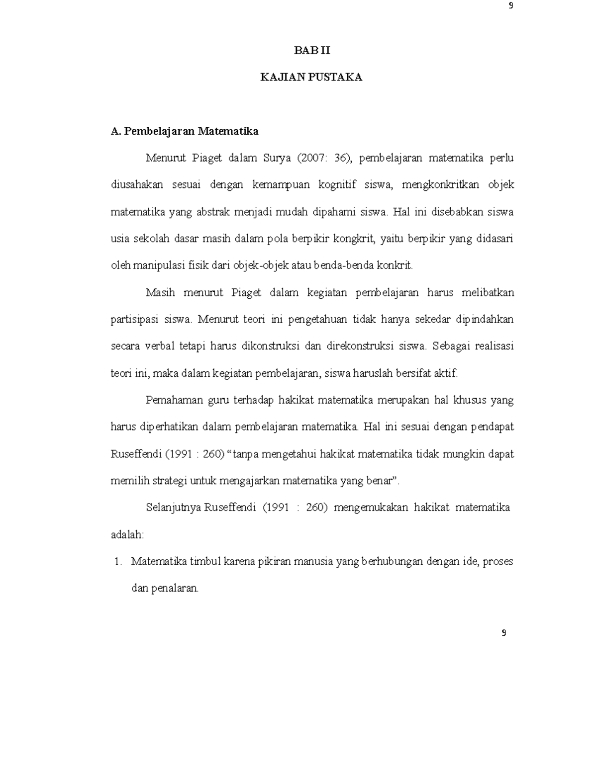 B. BAB II PTK Matematika Kelas VI - BAB II KAJIAN PUSTAKA A ...