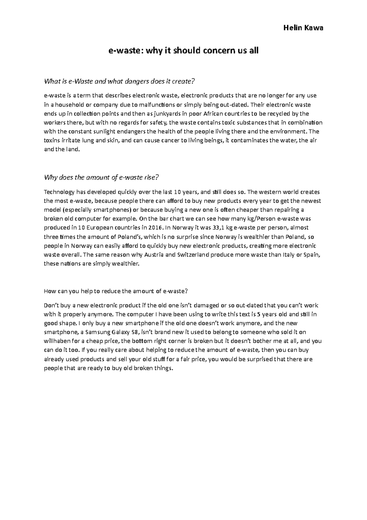 English E Waste Some Worldbuilding Sh Helin Kawa E waste Why It