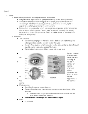 Exam 1 notes - Cogs 176 1/20/ Cognitive neuroscience – study of ...