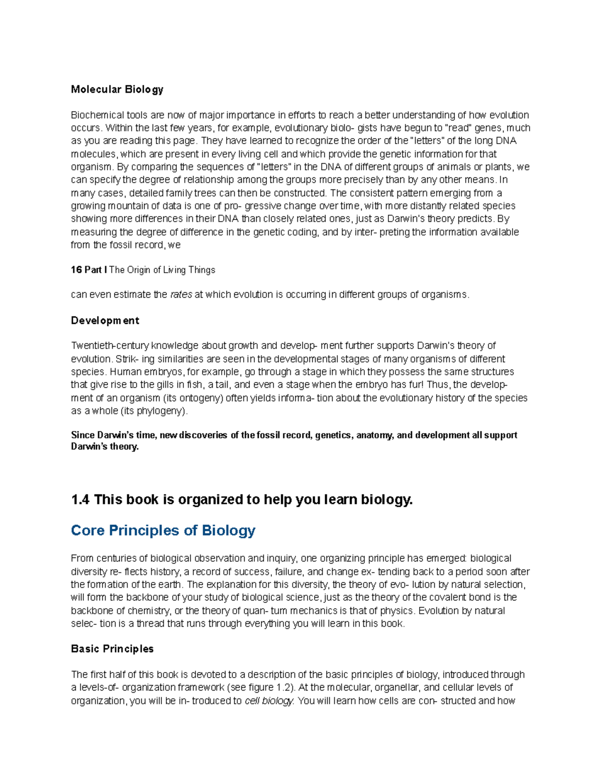 BIO 1 - BIOLOGY NOTES Chapter 1 : cells - ####### Molecular Biology ...