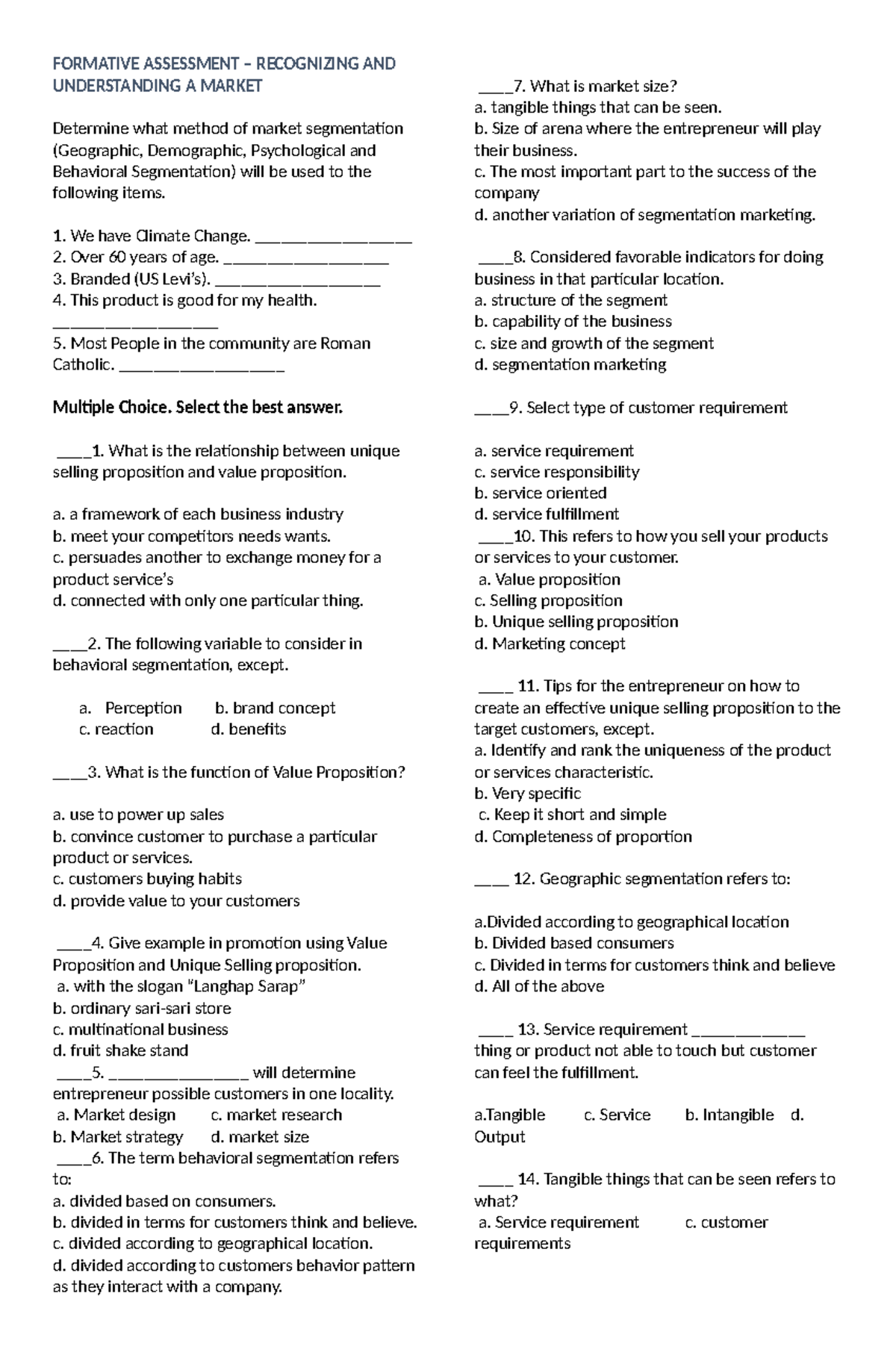 Formative- Assessment - FORMATIVE ASSESSMENT – RECOGNIZING AND ...