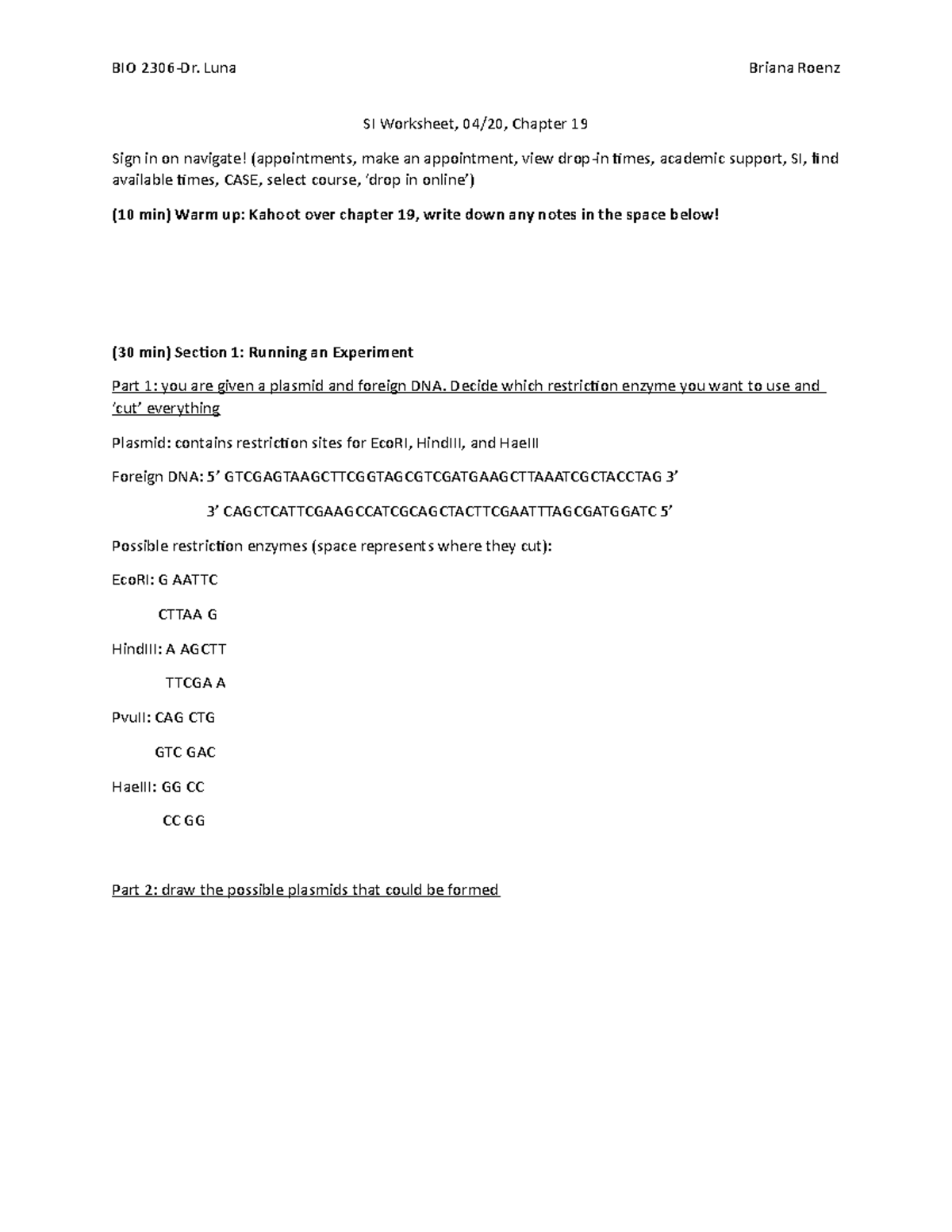 worksheet+chapter+19 - SI Worksheet, 04/20, Chapter 19 Sign in on ...