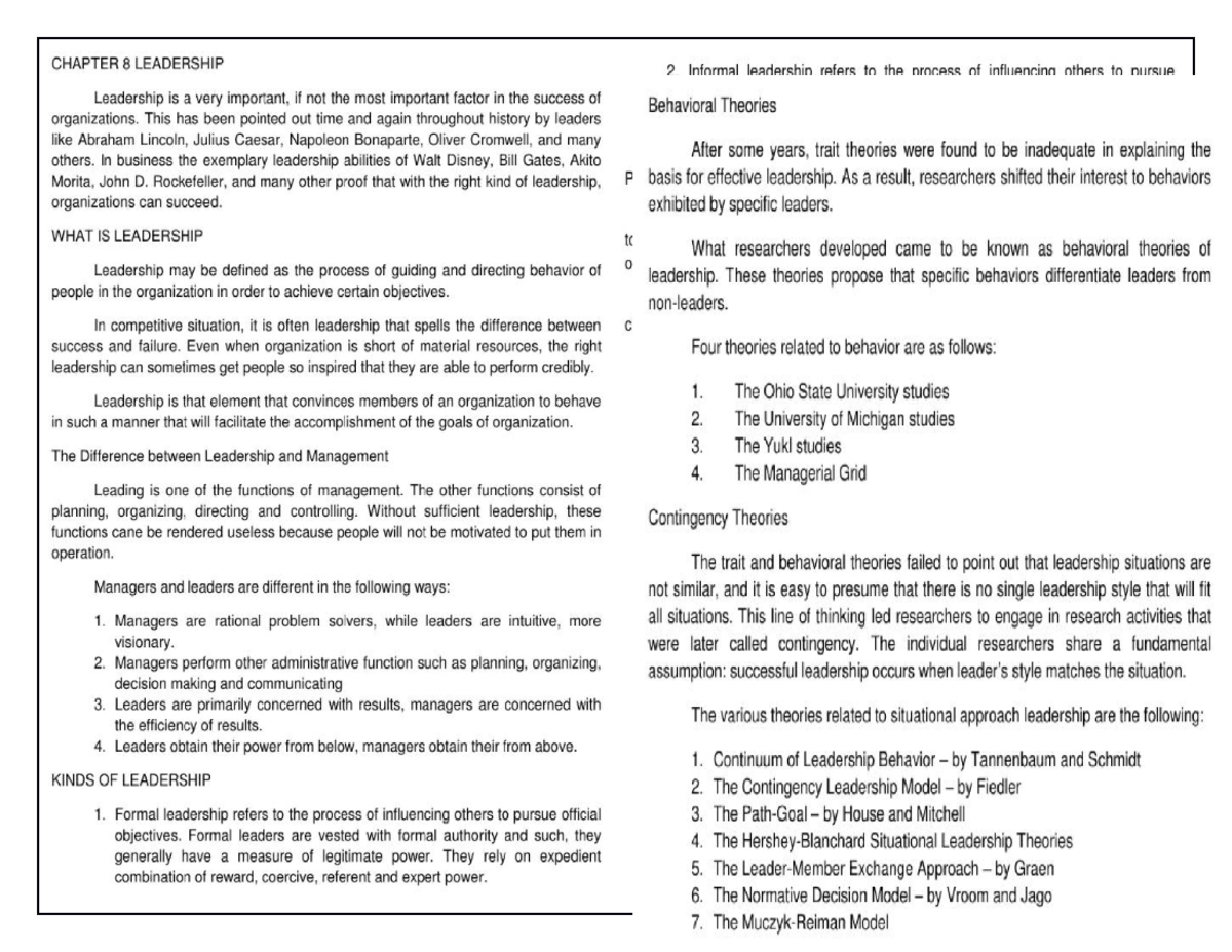 HBO Reviewer - Human Behavior in Org. Notes - Accountancy - Studocu