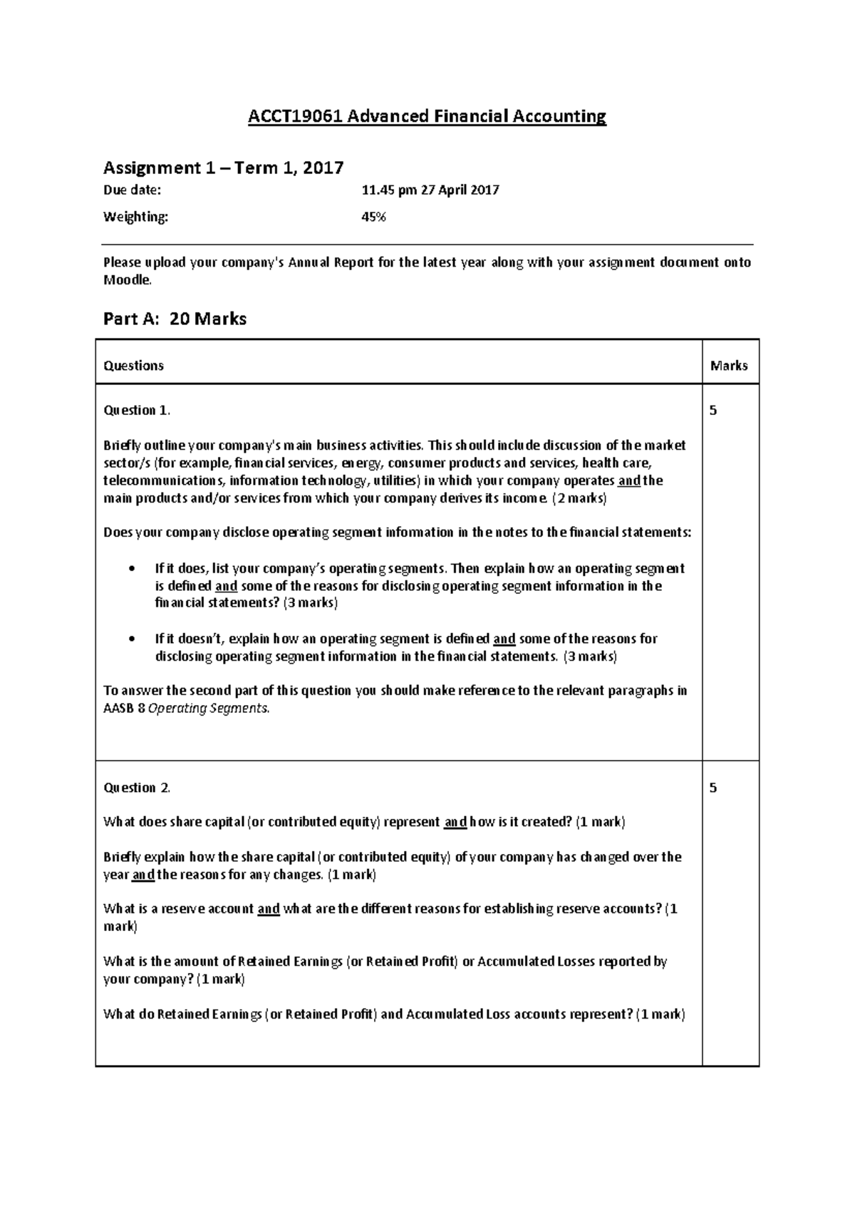 Term 1 2017 Assignment Requirements - Warning: TT: undefined function ...