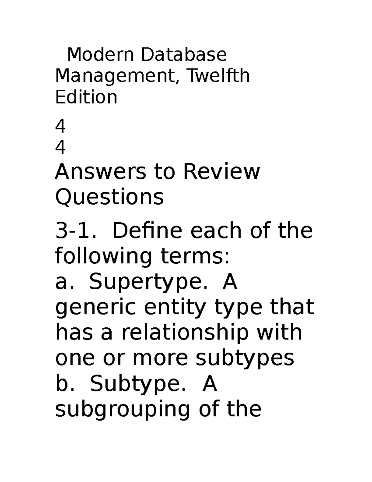 Ch3 - Lecture notes 2 - Modern Database Management, Twelfth Edition 4 4 ...