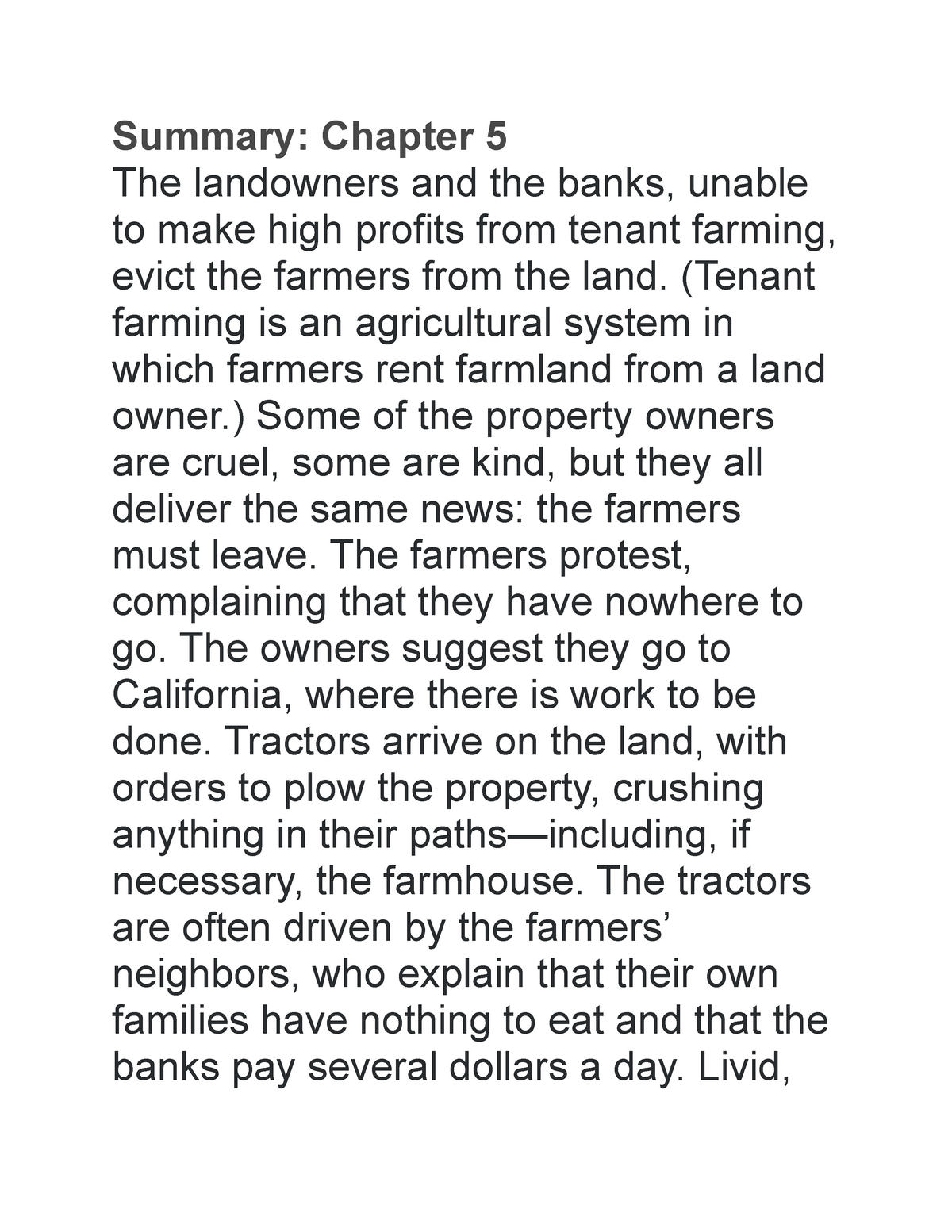 summary-chapter-5-tenant-farming-is-an-agricultural-system-in-which