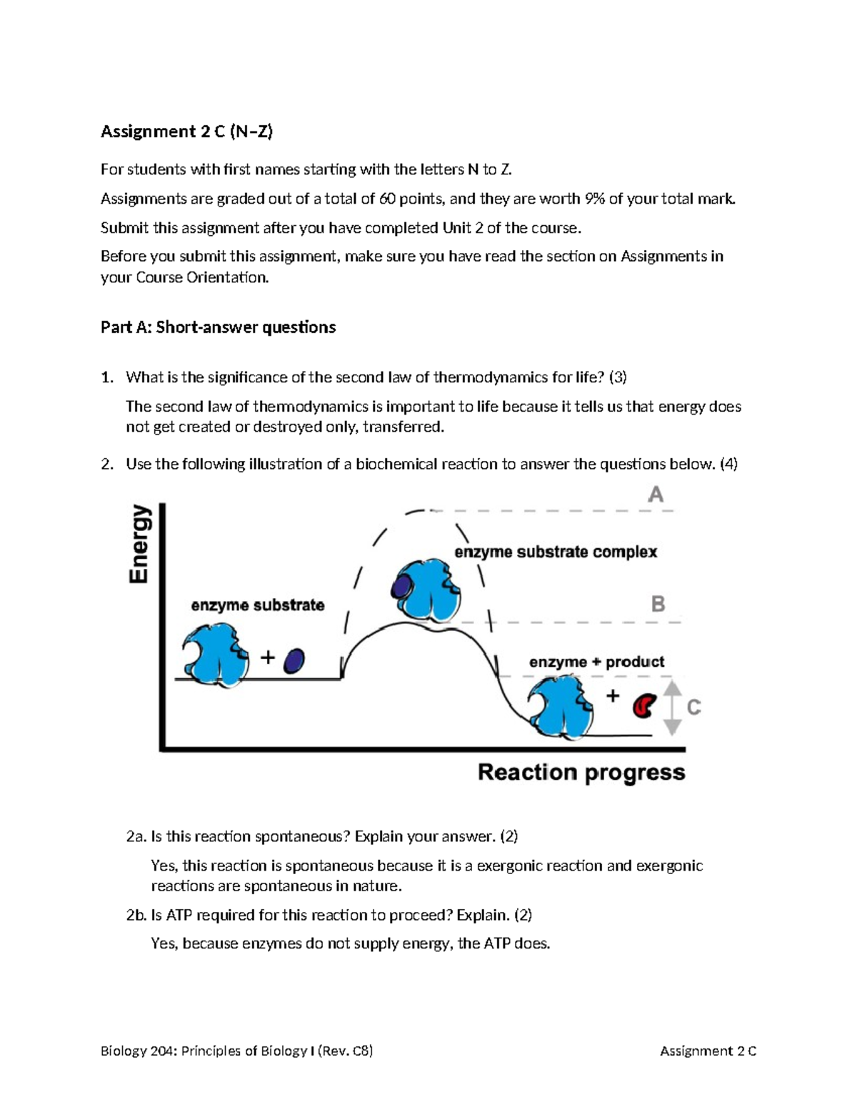 Assignment 2C 2024 - Assignment 2 C (N–Z) For students with first names ...