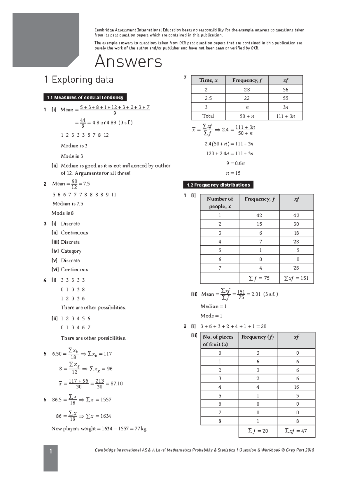 Stat 130 - This Is A Practice For Your Exam Papers, And To Clearly ...