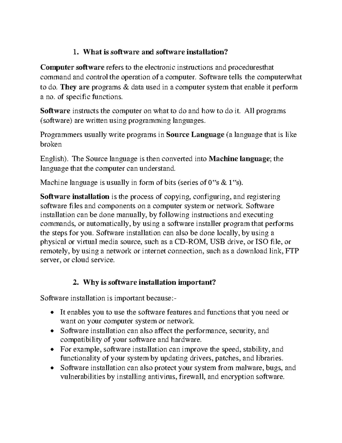 1What is software installation - What is software and software ...