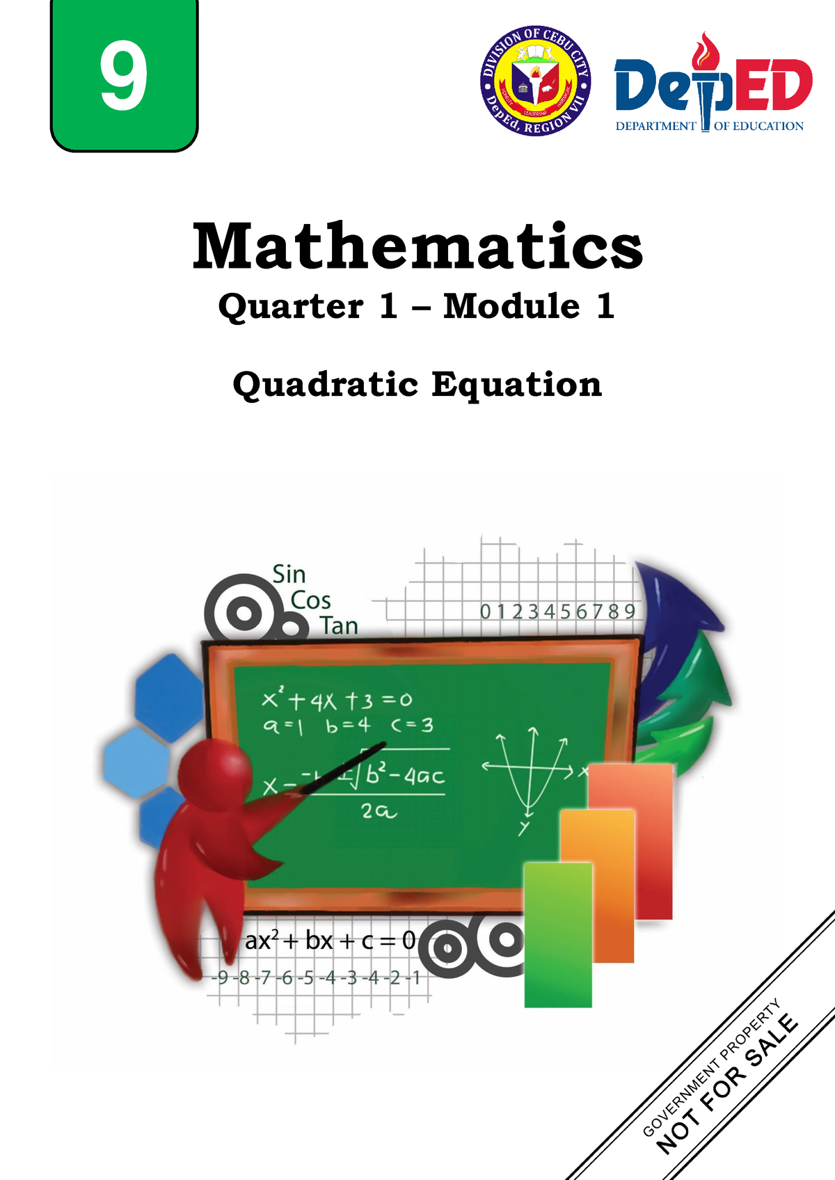 M1 Q1 MATH - Mathematics Notes Quarter 1 Module 1 - 9 Mathematics ...