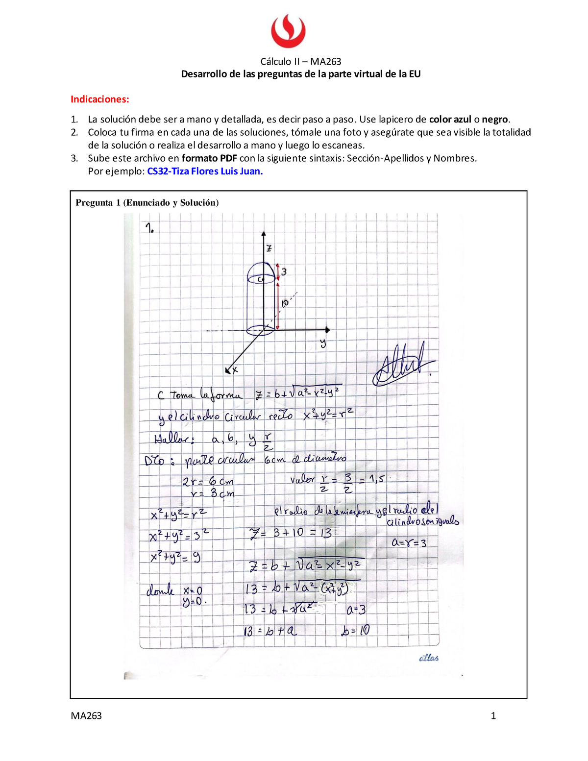 CS36 Alvarez Quispe Carlos Alberto - C·lculo II – MA Desarrollo De Las ...