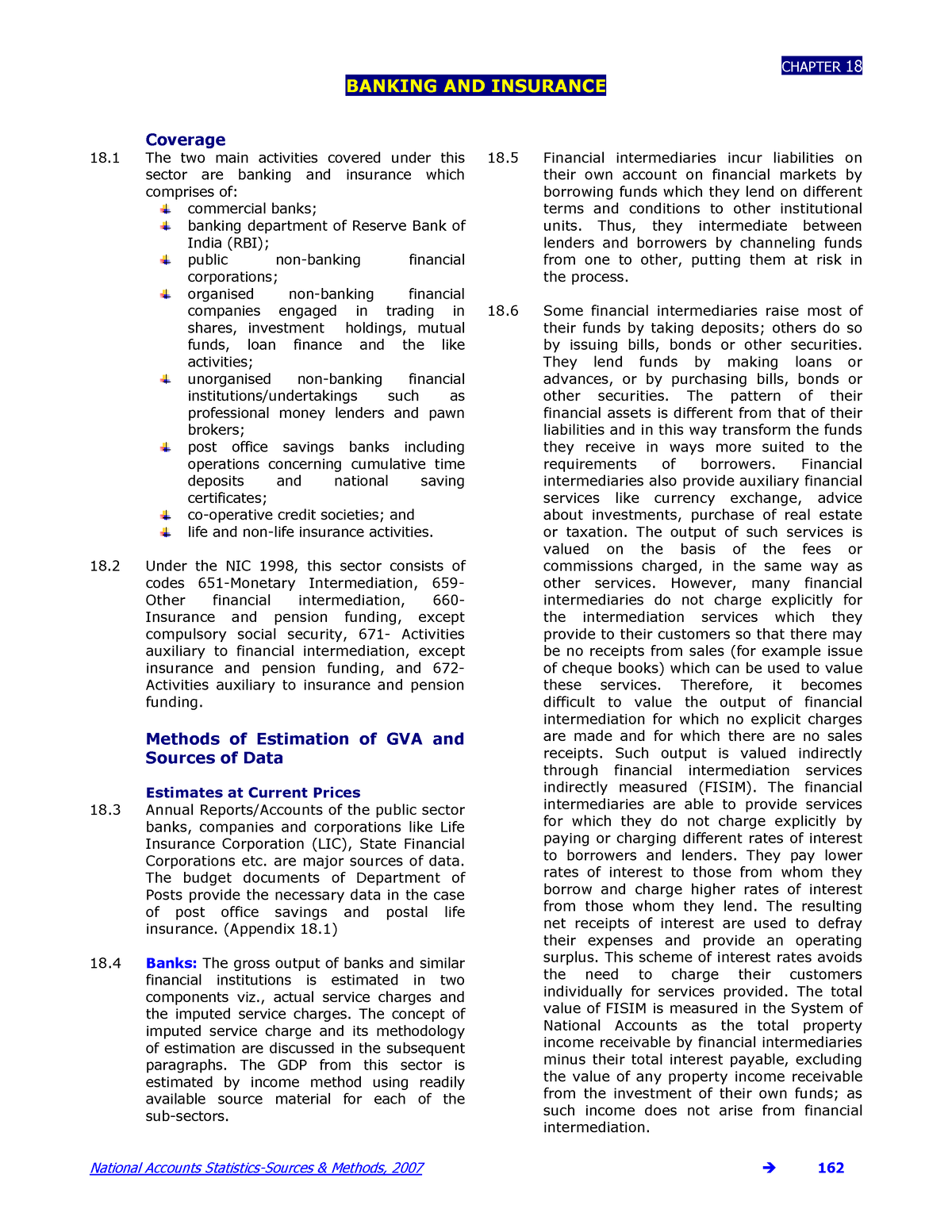 Chapter 18 - Study Material - BANKING AND INSURANCE Coverage 18 The Two ...