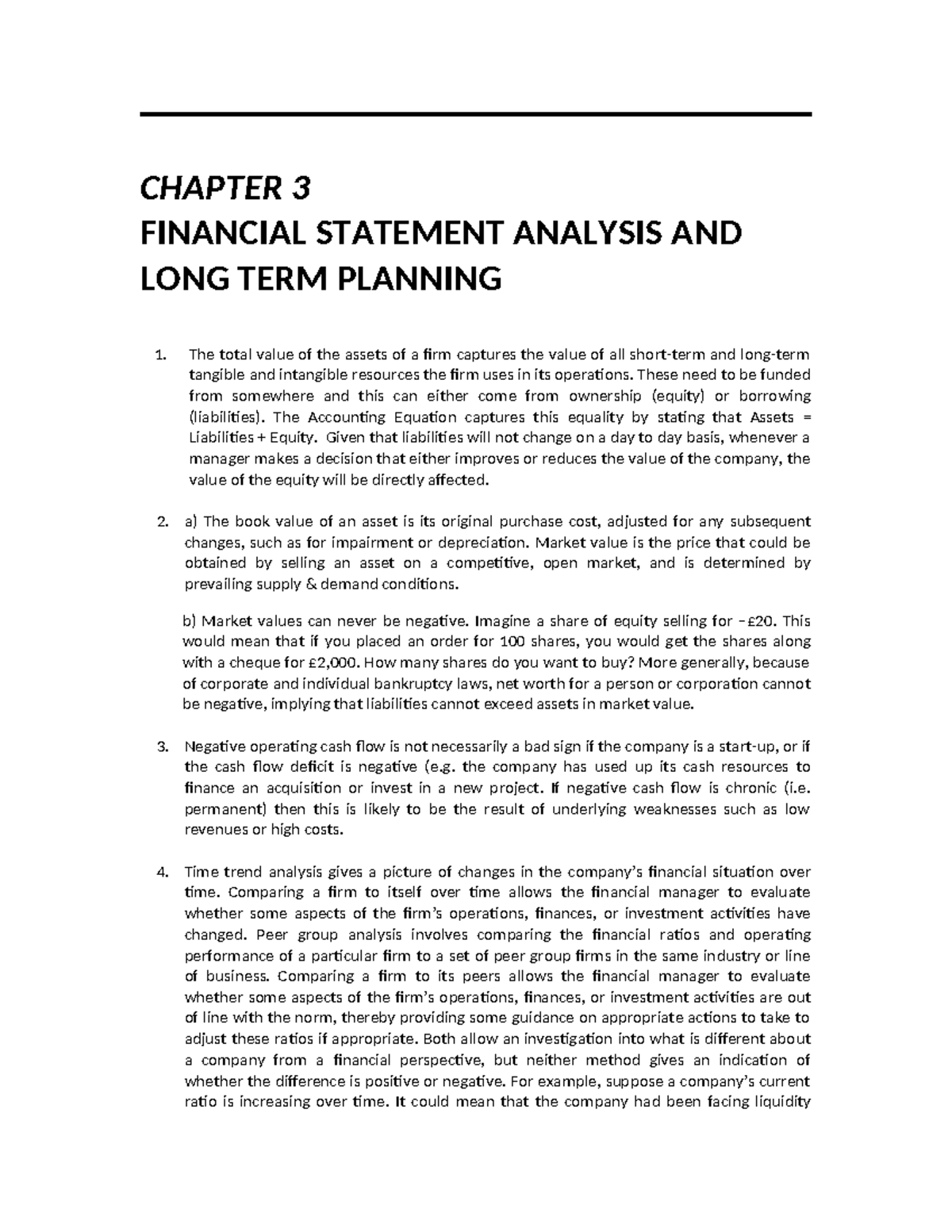 Chapter 3 Solutions Print Complete AH - CHAPTER 3 FINANCIAL STATEMENT ...