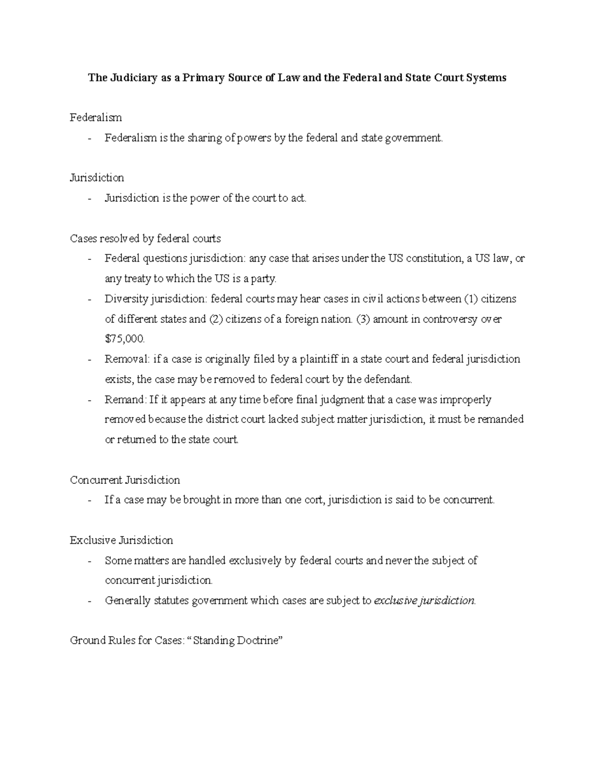 in-class-notes-2-15-22-the-judiciary-as-a-primary-source-of-law-and