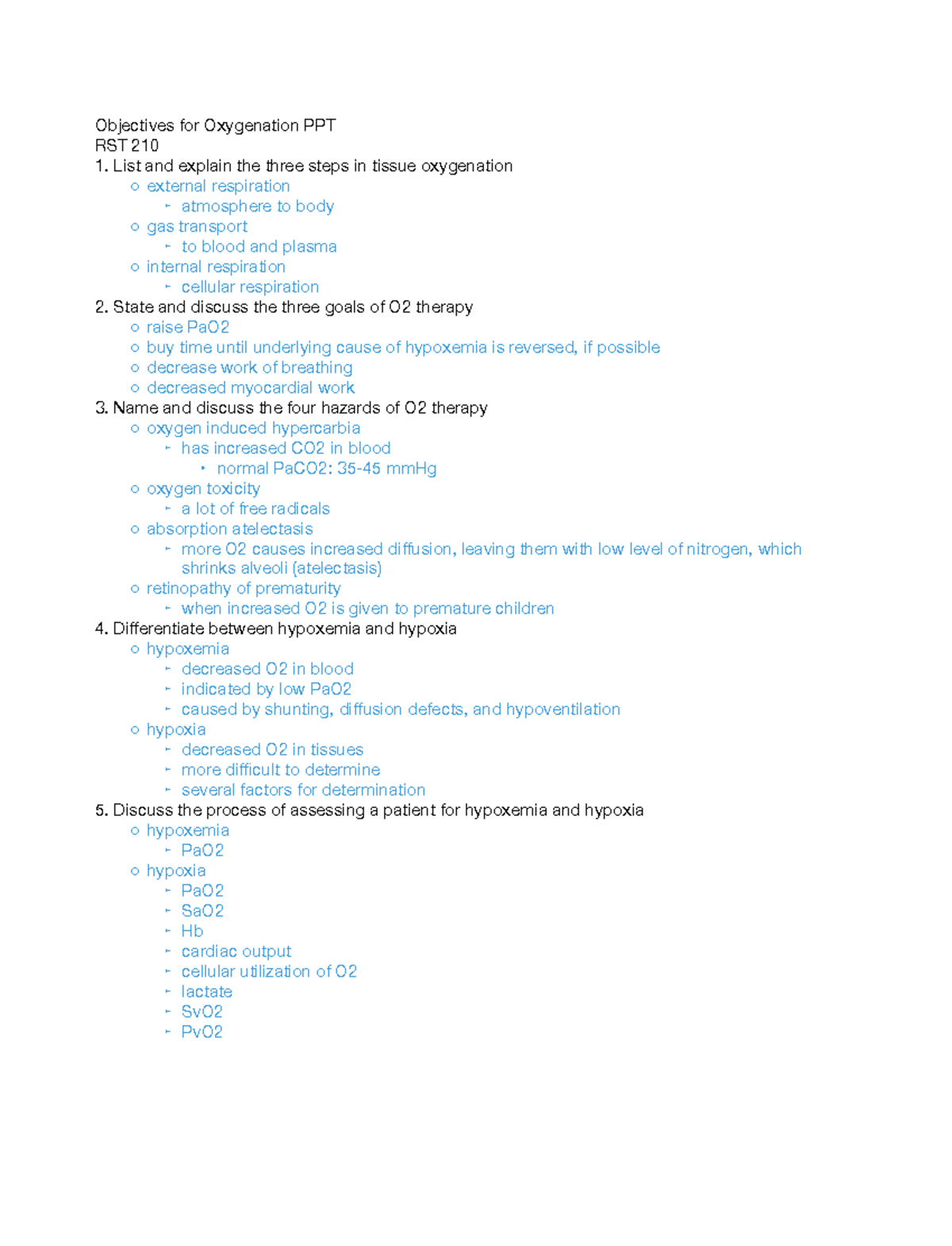 oxygenation-objectives-objectives-for-oxygenation-ppt-rst-210-list