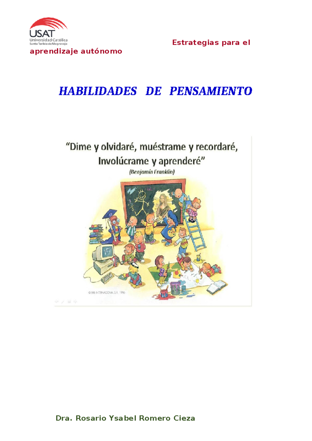 Habilidades De pensamiento Gaby - Estrategias para el aprendizaje ...