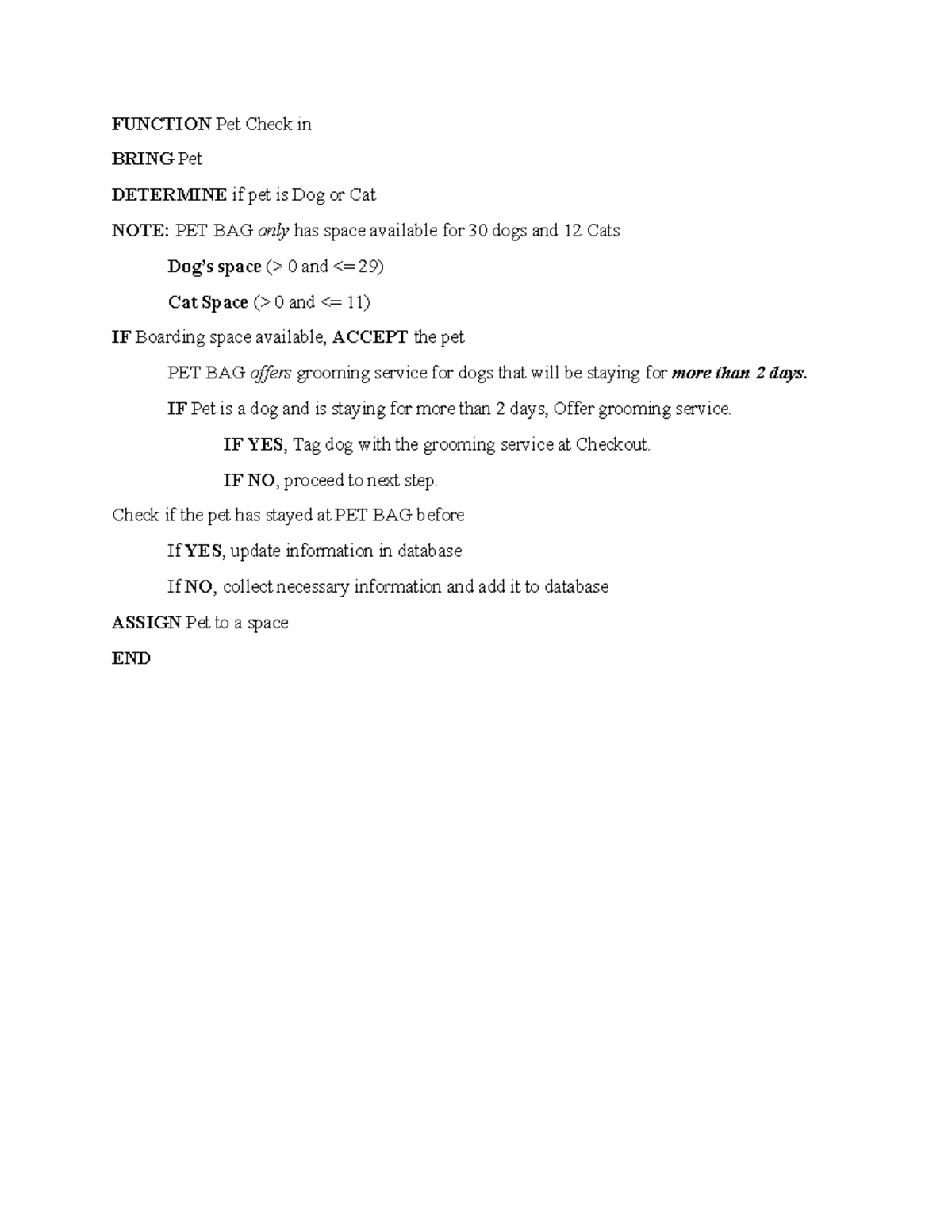 Project 1 pseudocode it145 snhu studocu