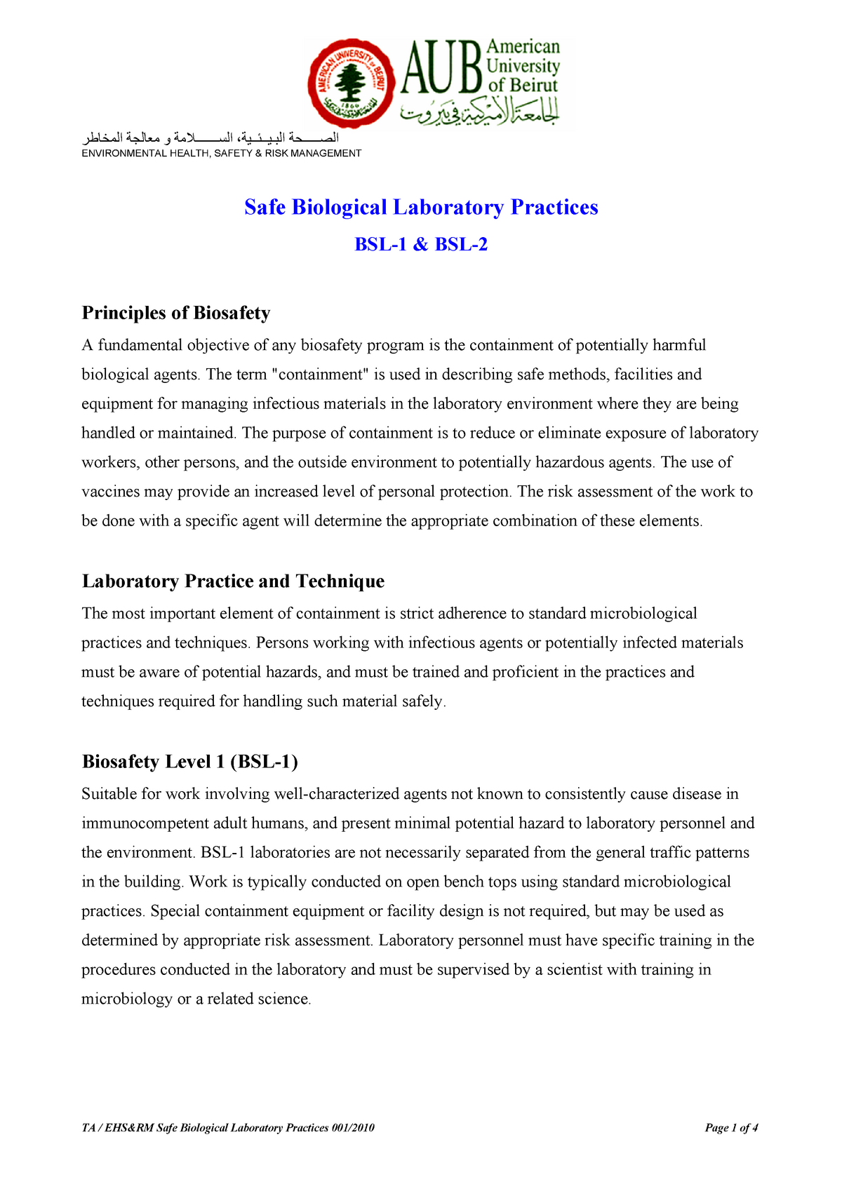 Safe Biological Laboratory Practices For Second Year BIO 483   Thumb 1200 1698 