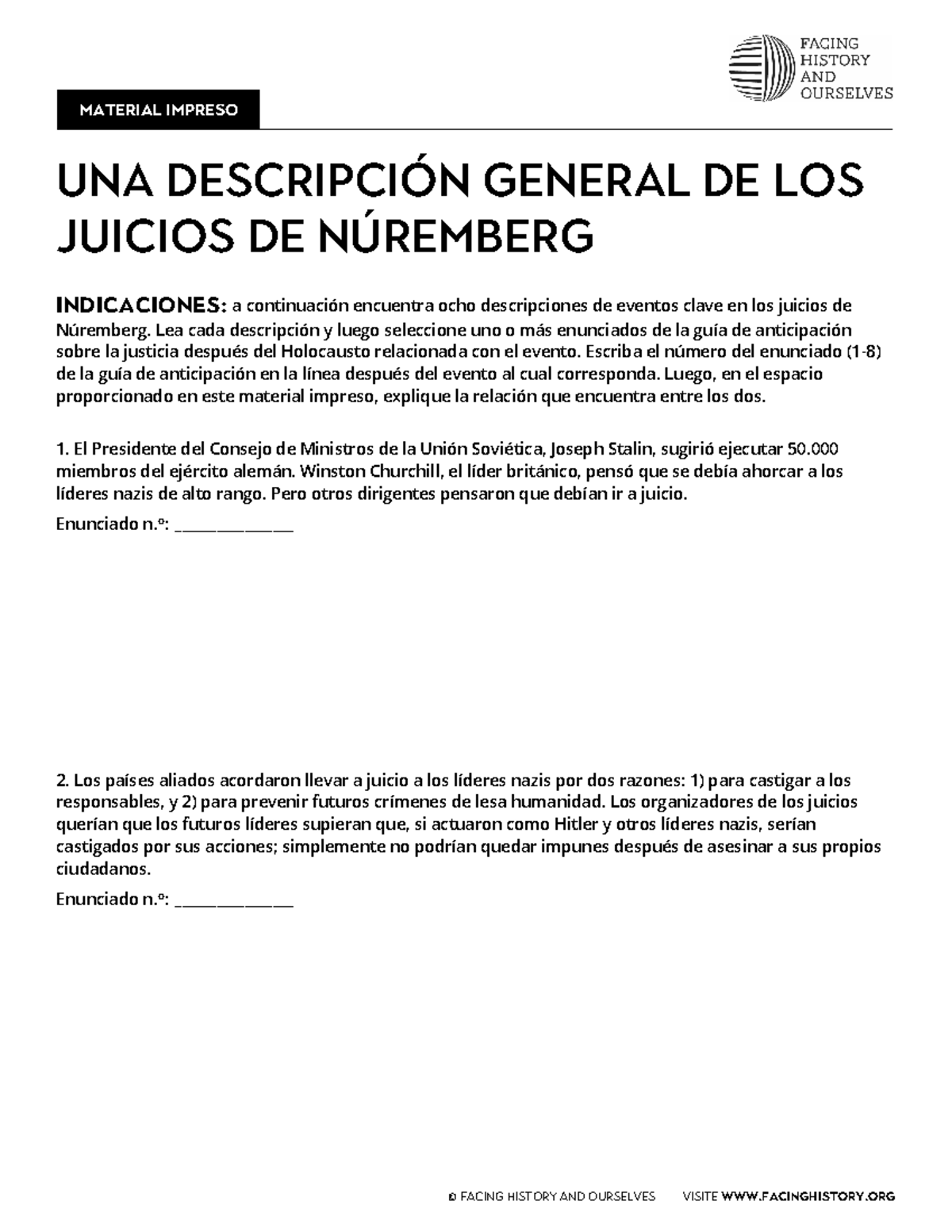 78 Overview Nuremberg Trials Spanish Version - Una descripción general ...