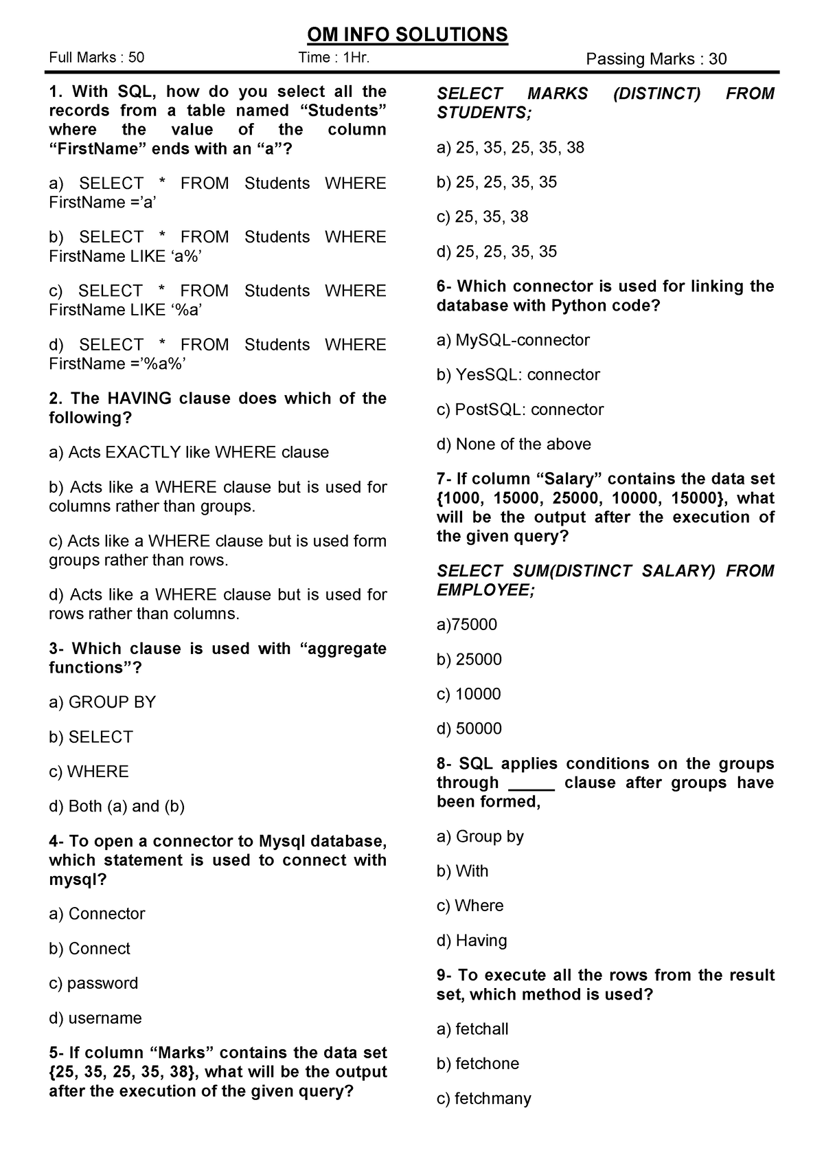 sql-test-2-full-marks-50-time-1hr-1-with-sql-how-do-you-select