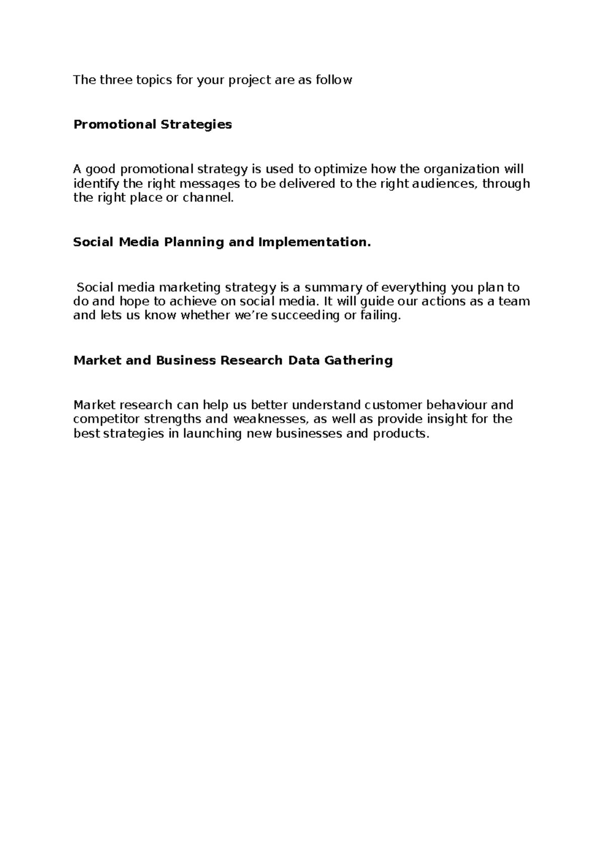 3.3 Experiential Learning Resource Library - The three topics for your ...