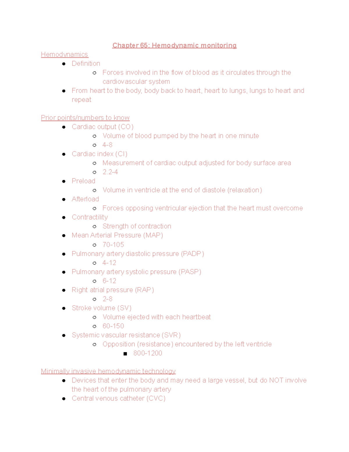 Hemodynamic Monitoring - Chapter 65: Hemodynamic Monitoring ...