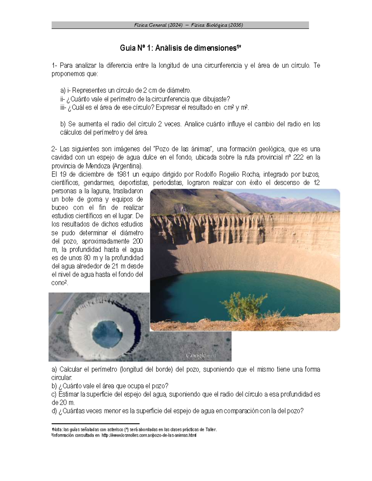 Guia 1 Analisis de dimensiones - General (2024) (2056) 1: de Para ...