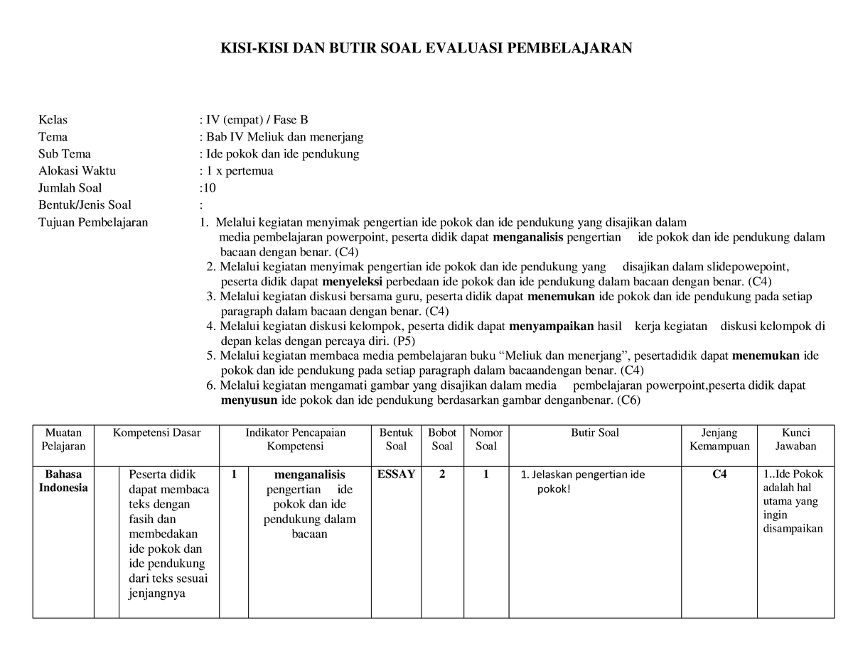 05. Templet Evaluasi - Evaluasi Program Pendidikan - UPI - Studocu