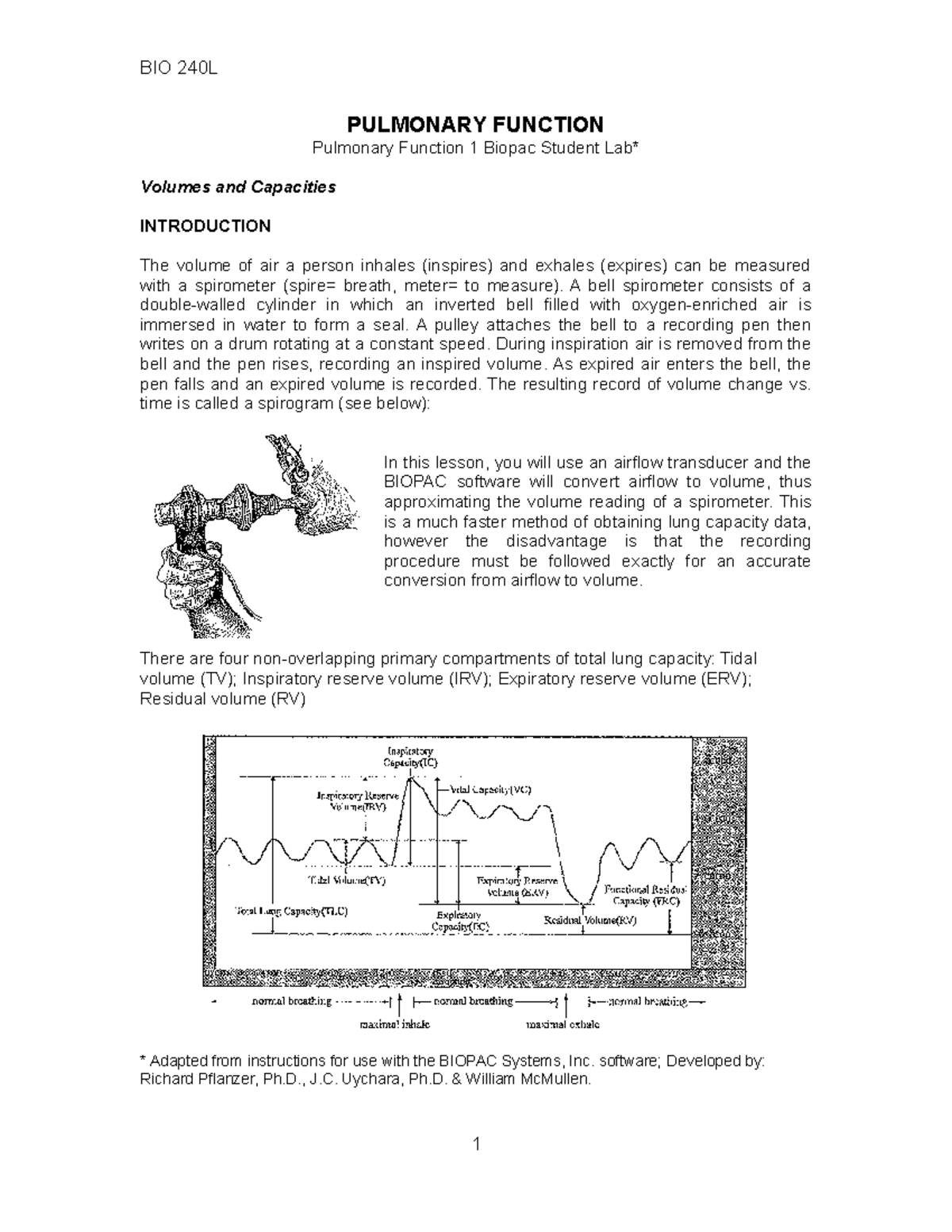 Lab9 Pulmonary+function+-+Updated Copy - PULMONARY FUNCTION Pulmonary ...