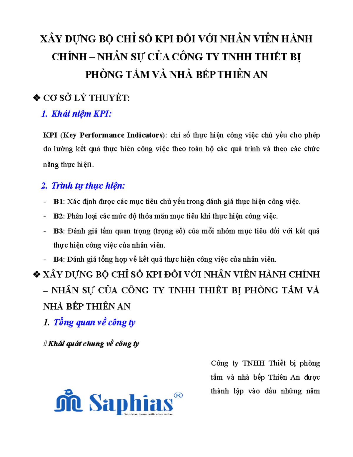 NHÓM 10 - XÂY DỰNG BỘ CHỈ SỐ KPI ĐỐI VỚI NHÂN VIÊN HÀNH Chính - XÂY DỰNG BỘ CHỈ SỐ KPI ĐỐI VỚI NHÂN - Studocu