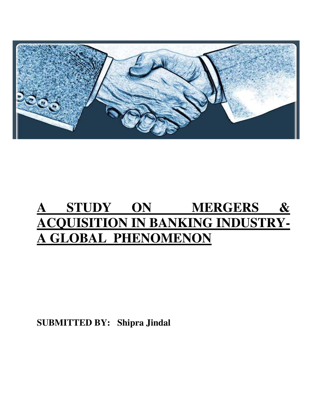 dissertation about merger and acquisition