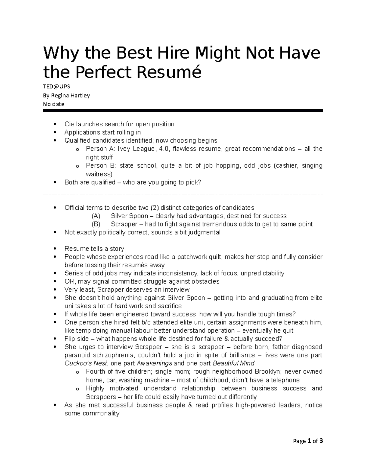 why the best hire might not have the perfect resume