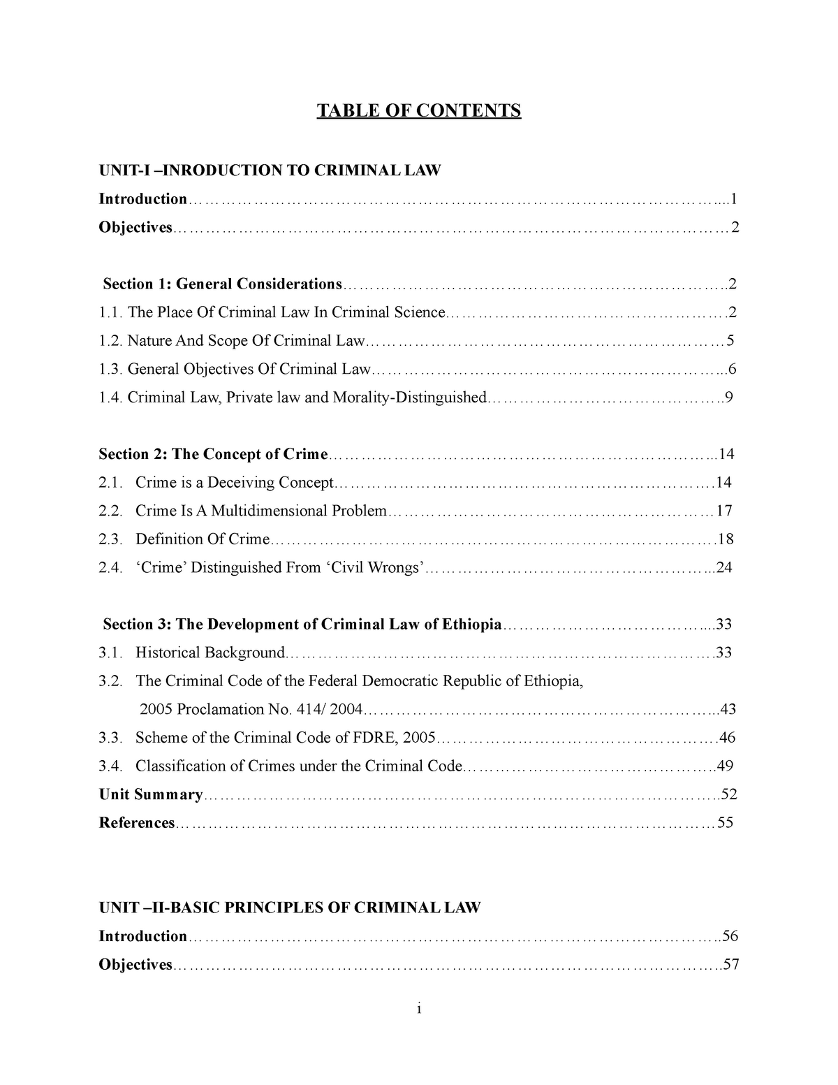 table-of-contents-criminal-law-is-the-body-of-law-defining-crimes