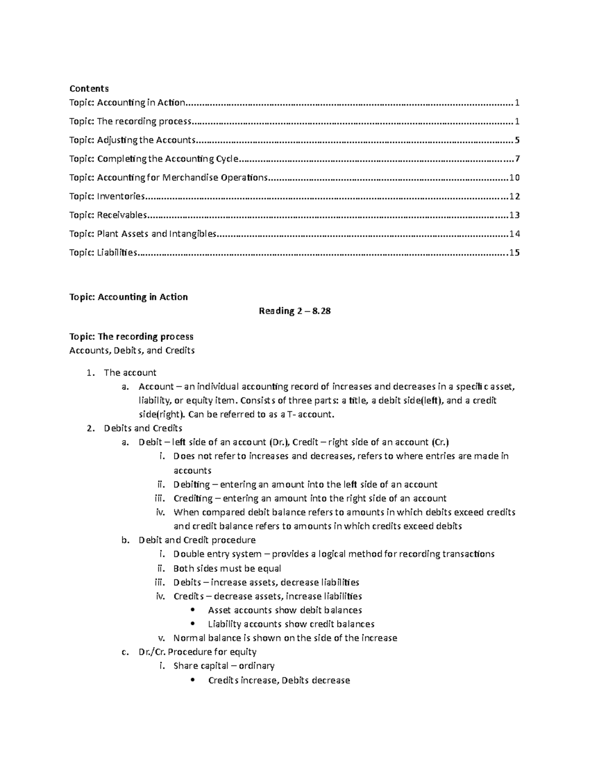 FRA Reading Notes - Financial Accounting: Building Accounting Knowledge ...