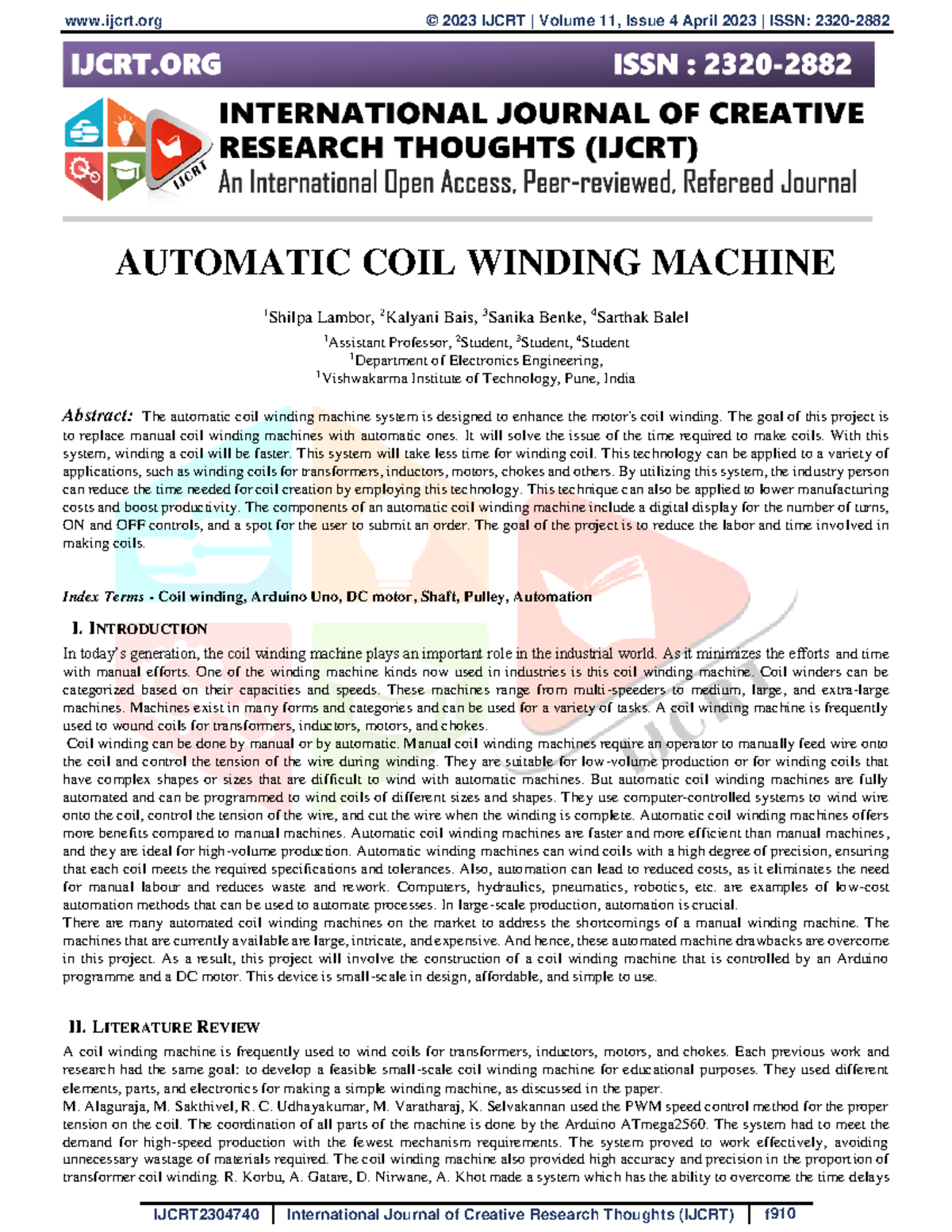 Automatic Coil Winding Machine AUTOMATIC COIL WINDING MACHINE 1