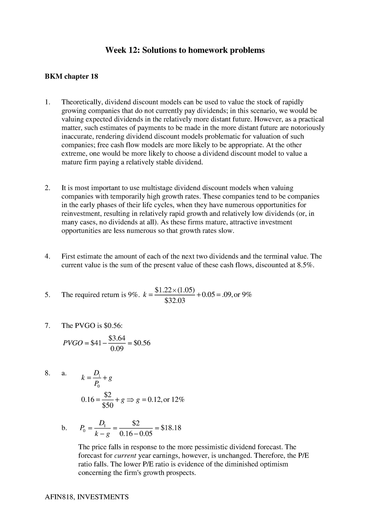 Week 12 Solutions - Week 12 Tutorial Solution - Week 12: Solutions To ...