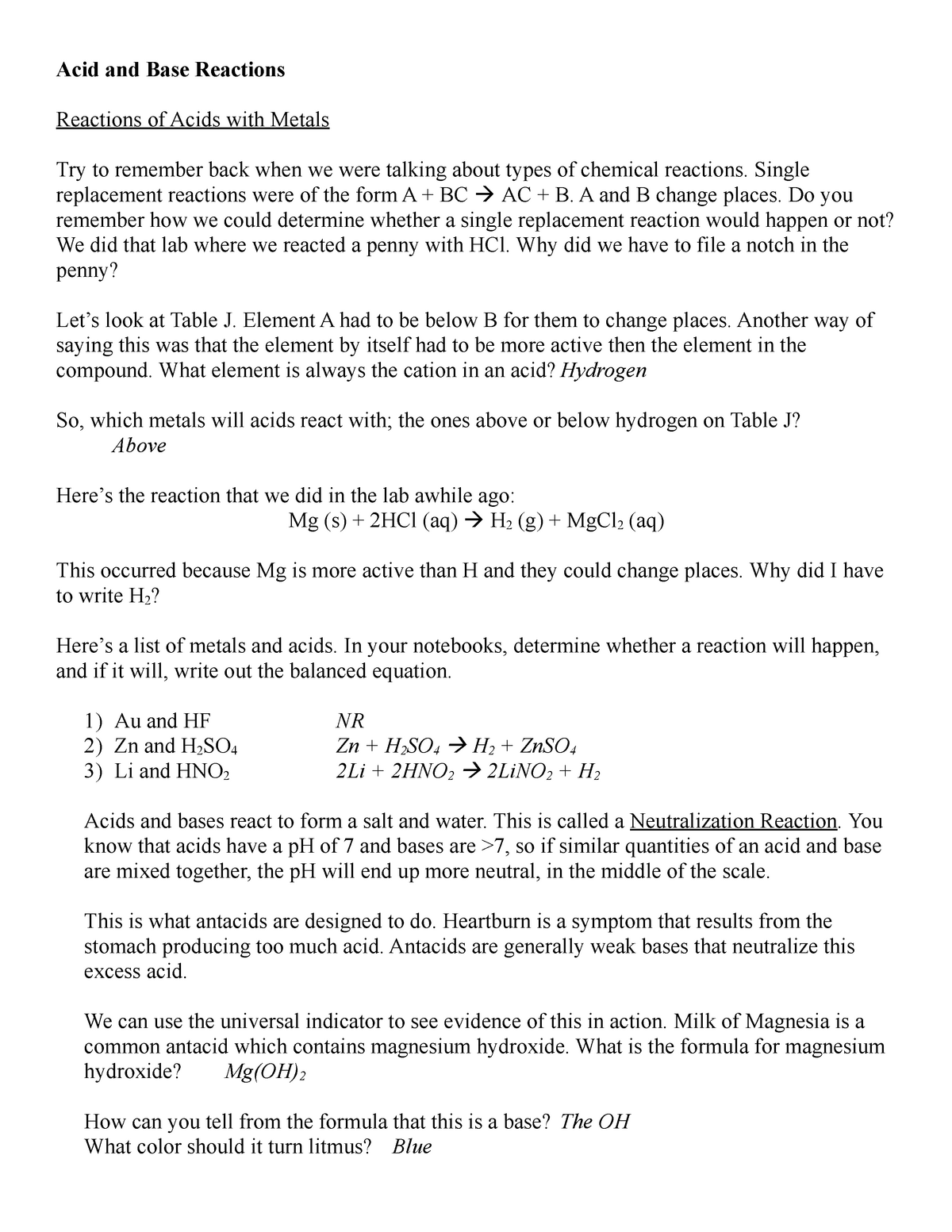 Mgcl2 Acid Or Base Or Neutral