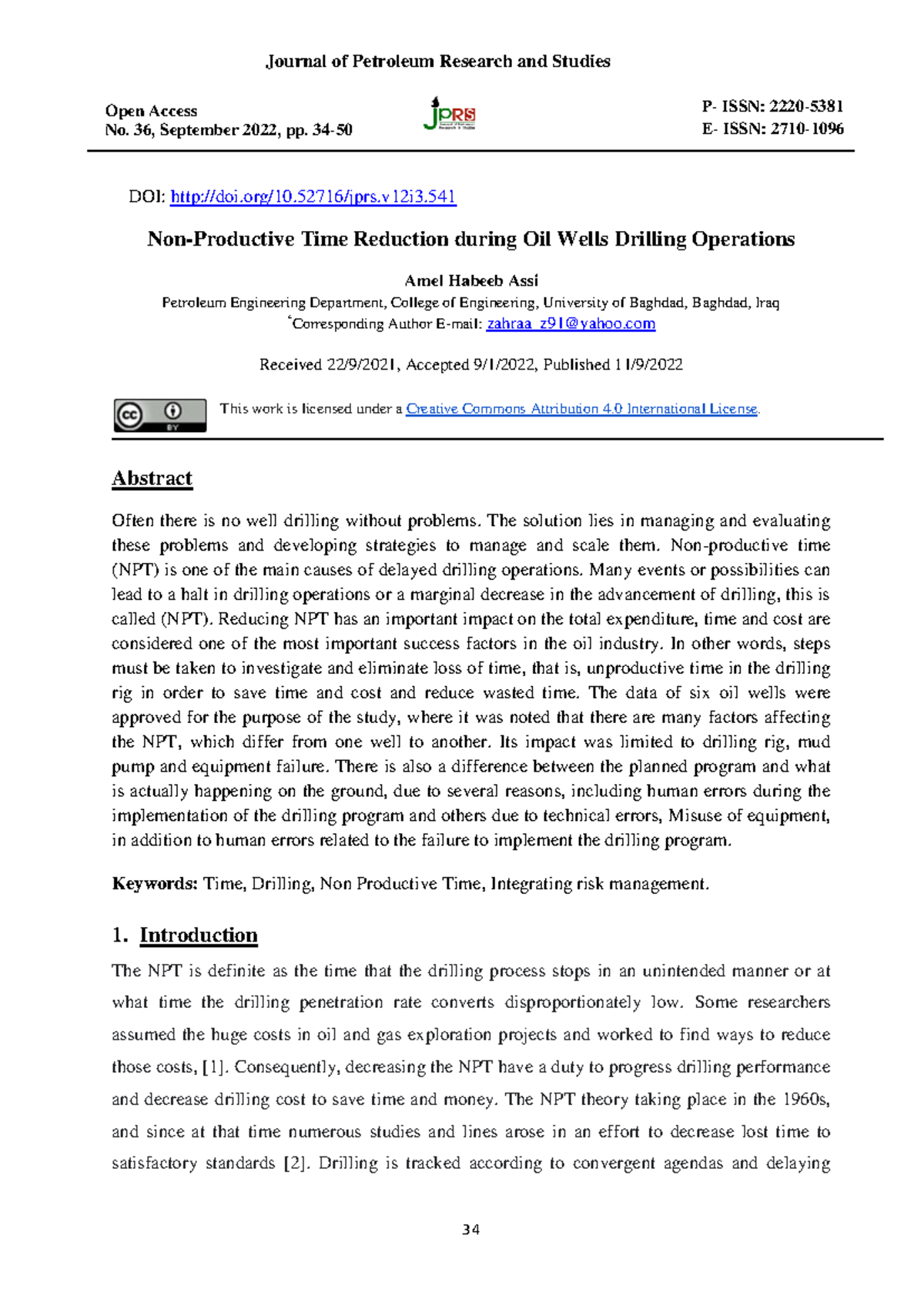 12.- Reducción DEL Tiempo NO Productivo EN Perforacion DE Pozos Ingles ...
