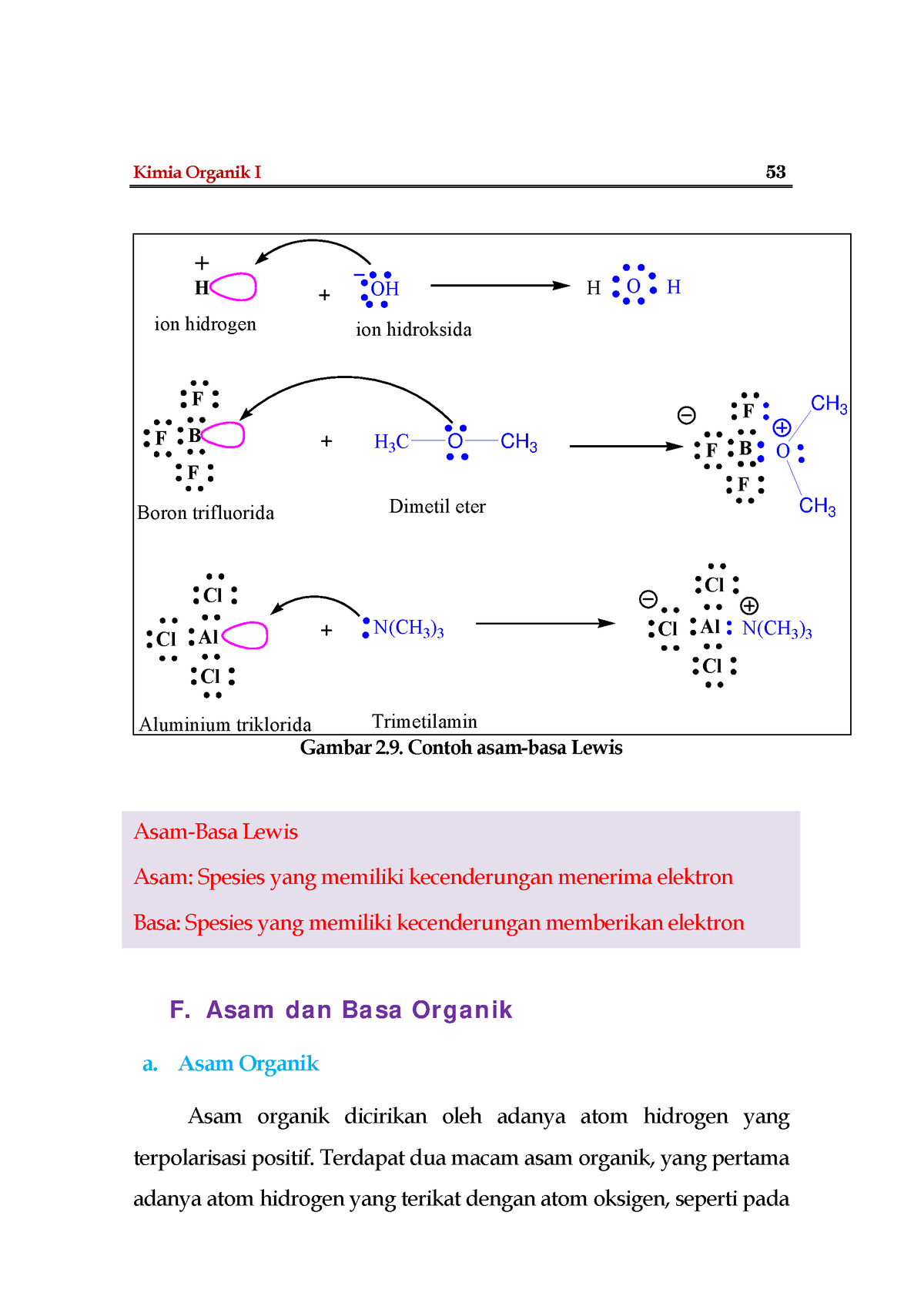 Kimia Organik I Jilid 1 14 - Kimia Organik I 53 F Cl B F F H Al Cl OH N ...