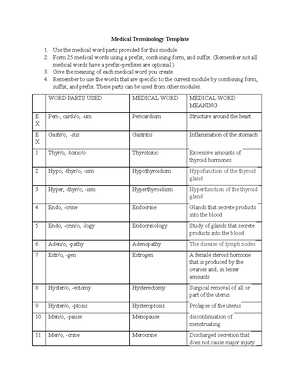 Module+8+Body+System+Compilation - BODY SYSTEMS Use the table below to ...