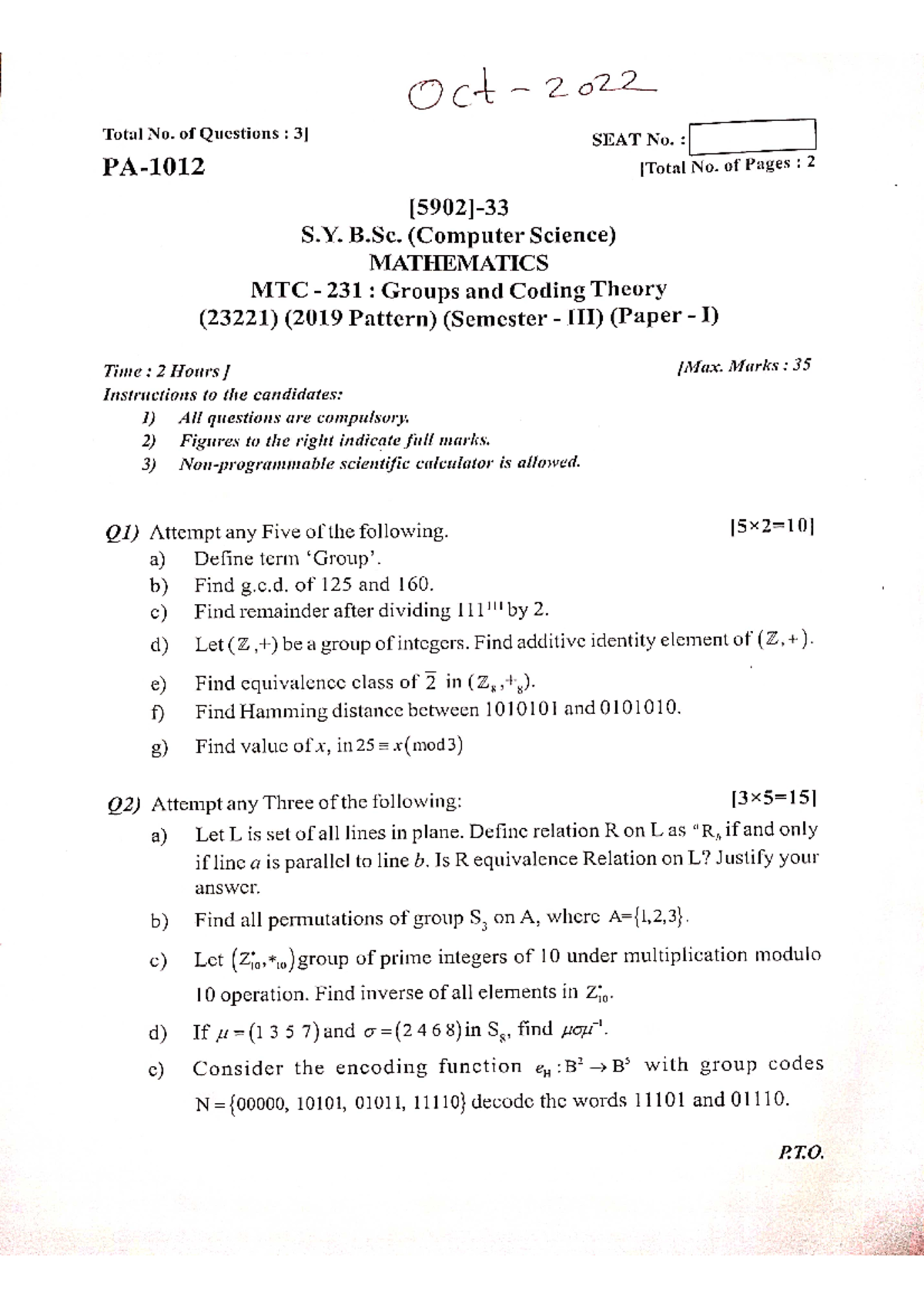 Doc Scanner 31 Oct 2023 13-38 - Bsc (computer science) - Studocu